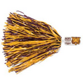 500-Streamer Pom Poms w/Mascot Handle - Tiger/ Wildcat End